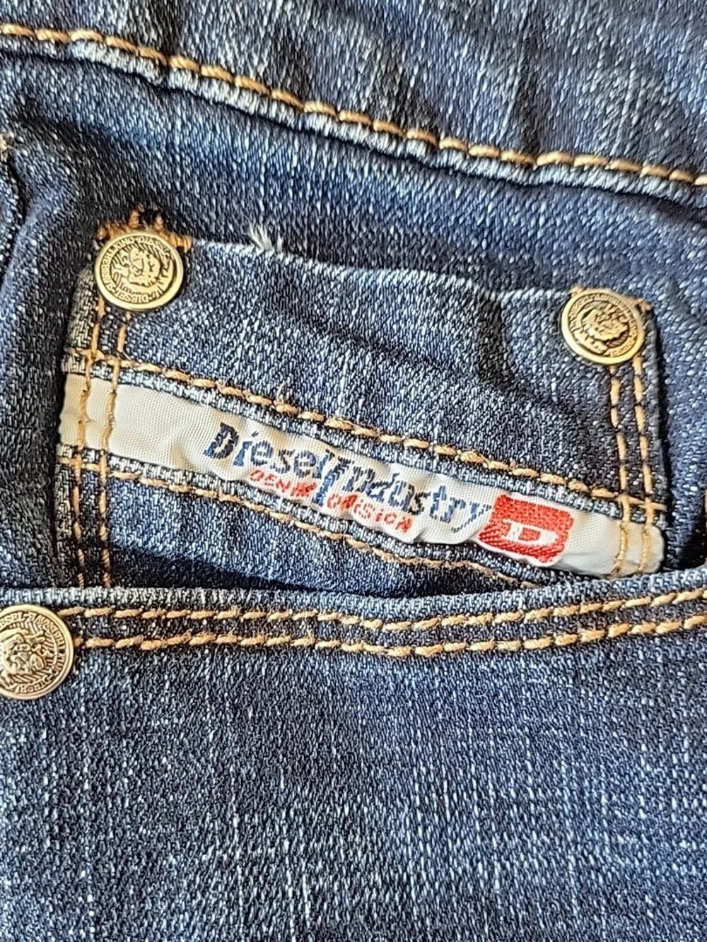 Diesel Industry Jeans‎ Men's 31x31 Blue Dark Wash Straight Denim Classic
